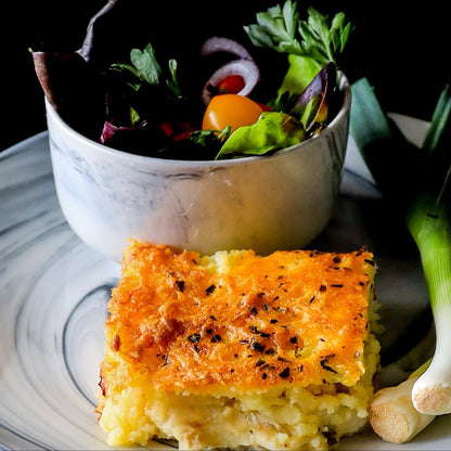 CREAMY FISH AND CORN PIE